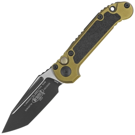 Microtech LUDT Gen III T/E Automatic Knife OD Green Aluminum, Black M390MK by Tony Marfione (1136-1OD)