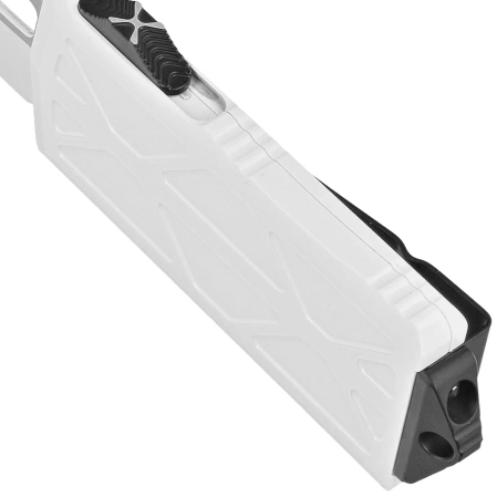 Microtech Exocet T/E Storm Trooper Signature White Aluminium, White M390 by Tony Marfione (158-1ST)