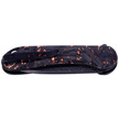 Nóż CIVIVI Elementum Flipper Shredded Carbon Fiber / Copper Shred, Black Damascus (C907C-DS3)