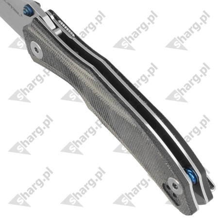 Real Steel Horus Black G10/Micarta, Stonewashed 14C28N by Uli Hennicke (7435)