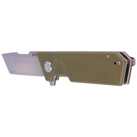 Nóż składany Kubey Avenger Outdoor Green G10, Bead Blasted D2 (KU104B)