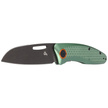 Nóż składany BlackFox Feresa OD GreenAluminium, Black Stone Washed D2 by Grigorii Matveev (BF-762 OD)