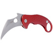 LionSteel L.E.One Knife Red Aluminum, Stonewashed MagnaCut by Emerson Design (LE1 A RS)