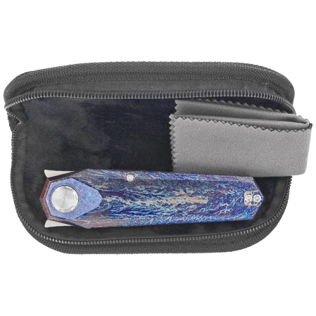 Remette Infinite Power Knife Firing Titanium, Hand Grinding Pearlescent M390 (RTIP-M)