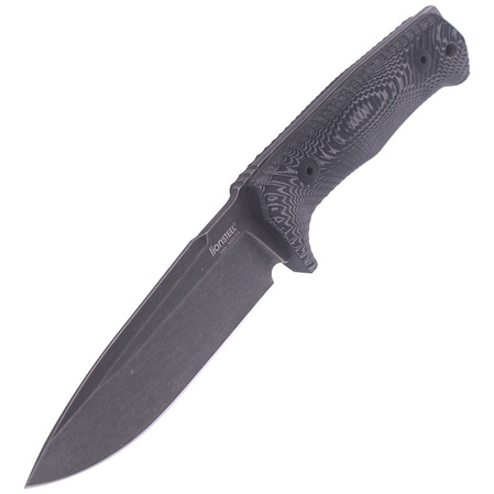 Nóż LionSteel Tactical Black Micarta, PVD / Stone Washed Niolox by Molletta (T5B MI)