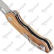 Nóż składany Bestech Skirmish Natural Olivewood, Satin 154CM (BL06B)