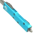 Microtech UTX-85 S/E OTF Knife Turquoise Aluminum, Satin M390 (231-4TQ)
