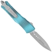 Nóż automatyczny OTF Microtech Combat Troodon D/E Weathered Turquoise Aluminium, Apocalyptic M390 by Tony Marfione  (142-10APWTQ)