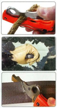 Spyderco Assist FRN Orange Rescue Knife (C79PSOR)