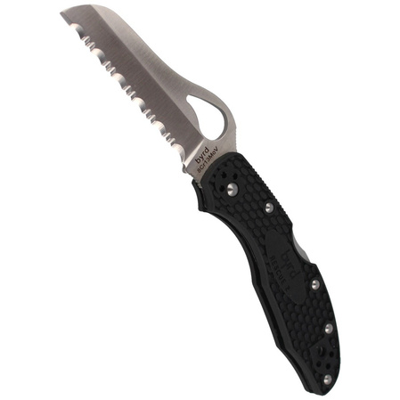 Spyderco Byrd Meadowlark 2 Rescue FRN Black, SpyderEdge (BY19SBK2)
