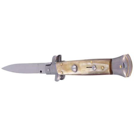 Nóż sprężynowy Frank Beltrame Stiletto Honey Horn 23cm (FB 23/48)
