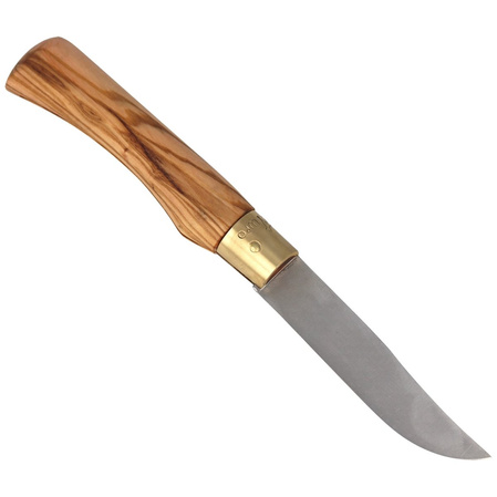 Nóż składany Antonini Old Bear Classical XL Olive Wood, Satin AISI 420 (9307/23_LU)