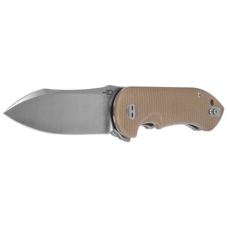 Bestech Torpedo Knife Beige G10, Stonewashed / Satin D2 (BG17B-1)