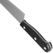 MAM Cooks Chef Kitchen Knife Black Polymer, Polished X50CrMoV15 (539)