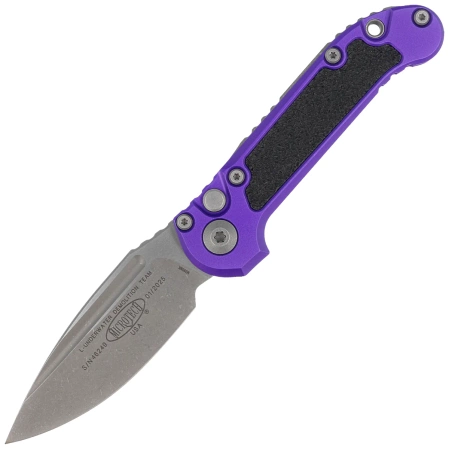 Microtech LUDT Gen III S/E Automatic Knife Purple Aluminum, Apocalyptic M390MK by Tony Marfione (1135-10APPU)
