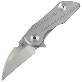 Bestech 2500 Delta Gray Titanium, Satin CPM S35VN by Poltergeist Works Knife (BT2006A)