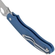 Nóż składany Spyderco UK Penknife Cobalt Blue FRN, Satin Plain CPM SPY27 by Sal Glesser (C94PCBL)