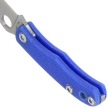 Nóż składany Spyderco Bug Blue G10, Satin 12C27 (C133GBLP)