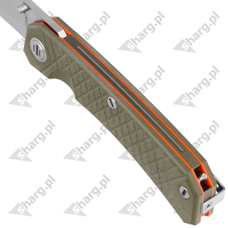 Nóż składany Real Steel Akuma OD Green G10, Satin K110 by Ivan D. Braginets (9112)