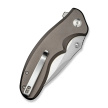 Sencut Cybrix Gray Aluminum, Satin 9Cr18MoV (S23098A-2)