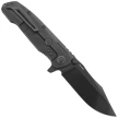 Nóż składany Reate District 9 V2 Black Titanium/Carbon Fiber, Black DLC 154CM (9D-V2 TDLC DLC)