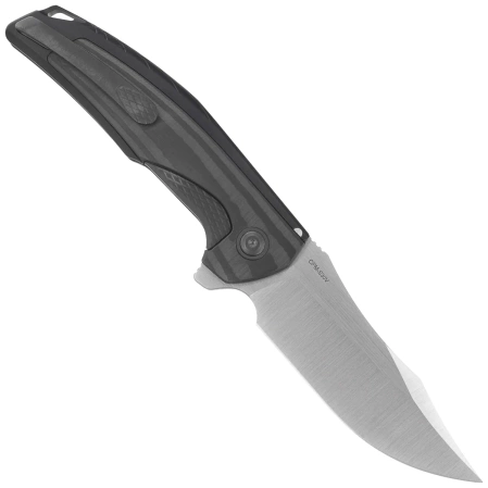 Nóż składany Reate Jack Jr. Black Aluminium, Satin S30V (Jack Jr. BKAL SAT BKAL)