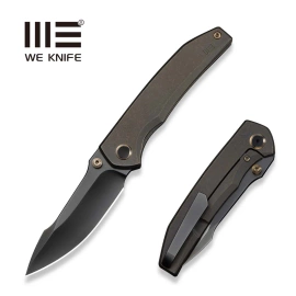 WeKnife Ryson Bronze Titanium, Polished Gray M390 by Sam Tran (WE24086-3)