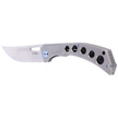 Nóż składany Kubey Ishtar Gray Titanium, Satin AUS-10 by Maksim Tkachuk (KU170C)
