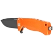 Nóż składany LionSteel SR22A Orange Aluminum, Black Sleipner by Molletta (SR22A OB)