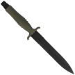 FOX Veleno D/E Knife OD Green G10, Black Top Shield N690Co (FX-596 G10 OD AF)