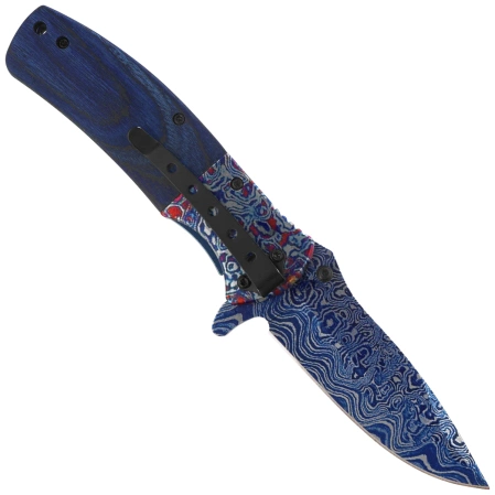 Martinez Albainox Knife Blue Wood/Steel, 3D 3Cr13Mov (18911)