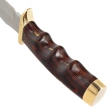 Muela Bufalo-17R Red Pakka Wood Knife, Satin X50CrMoV15