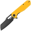Nóż składany Kubey Atlas Yellow G10, Blackwashed 14C28N by Jelly Jerry (KU328E)