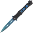 Decor Habitat Third Black/Blue Aluminium, Blue P/S 420 rescue knife (TH-H0815A)