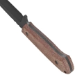 Za-Pas Expendable Brown Micarta, Black Cerakote NMV Knife