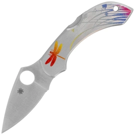 Nóż składany Spyderco Dragonfly Tattoo Stainless, Satin Plain VG-10  by Sal Glesser (C28PT)