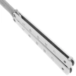 Nóż składany motylek Martinez Albainox Balisong Ninja Dragon White Stainless, Satin 3Cr13MoV (02096)