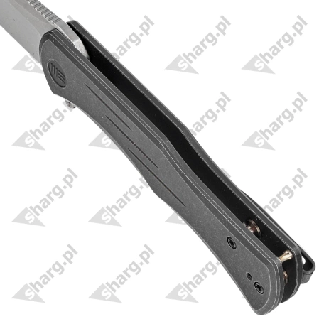 Nóż WE Knife Primoris Black Titanium, Gray Stonewashed (20047A-2)