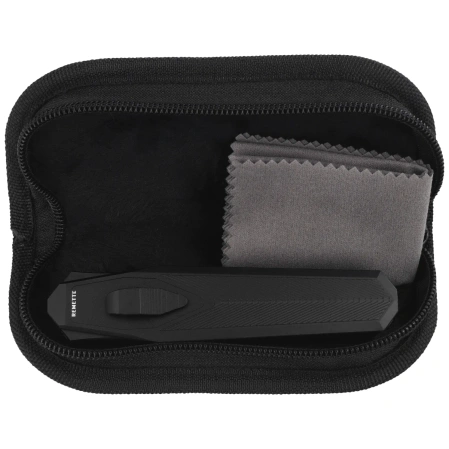 Remette RT-Swordfish CP Knife Black Aluminum/Copper Carbon Fiber, Titanium Black 14C28N (ZL103C7)