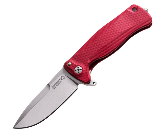 LionSteel SR22A Red Aluminum, Satin Sleipner by Molletta (SR22A RS)