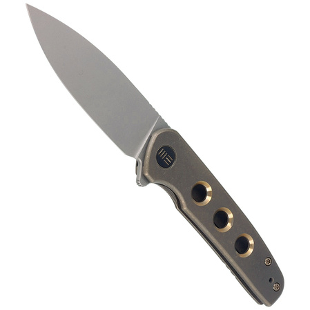 Nóż składany WE Knife Shakan LE No 176/210 Bronze Titanium, Gray Stonewashed CPM 20CV (WE20052B-2)