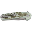 Nóż składany Kubey Carve Digital Camo G10, Beadblasted AUS-10 (KB237H)