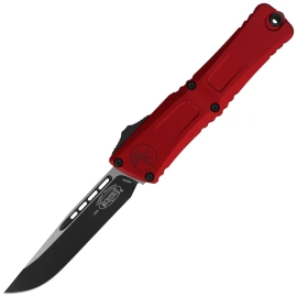 Microtech Combat Troodon Gen III S/E OTF Knife Merlot Aluminum, Black M390MK by Tony Marfione (1143-1MR)