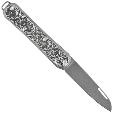 Fox Vulpis LE No 140/300 Pocket Knife Sterling Silver 925, Polished M390 (FX-VP130 AG)