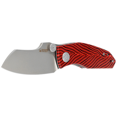 Nóż składany Kubey Knife Monsterdog Black/Red G10, Bead Blasted N690 by Dmitry Osarenko (KU337F)