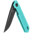 Bestechman Mini Dundee DD Knife Light Blue G10, Grey PVD D2 by Ostap Hel (BMK08E)