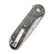 Civivi Button Lock Elementum II Knife Shredded Carbon Fiber/Golden Shred, Damascus (C18062P-10)