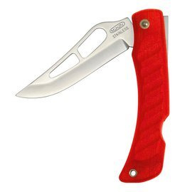 Mikov Crocodile Black ABS Folding Knife, Mirror Finish (243-NH-1/A RED)