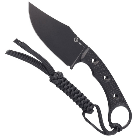 Nóż Civivi Midwatch Black Burlap Micarta, Black Stonewashed N690 (C20059B-1)