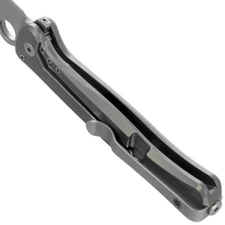 Nóż składany Spyderco Slym Titanium/Dark Matter Polar Fat Carbon, Satin M390 by Moletta (C271TIP)